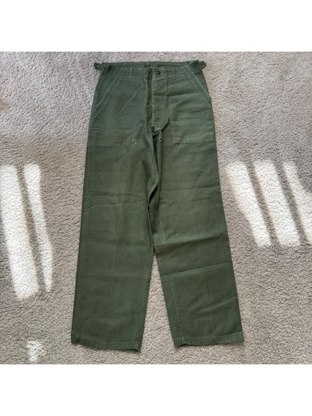 50’s/60’s OG-107 Fatigue Military Pants men’s size 34x32 marked medium